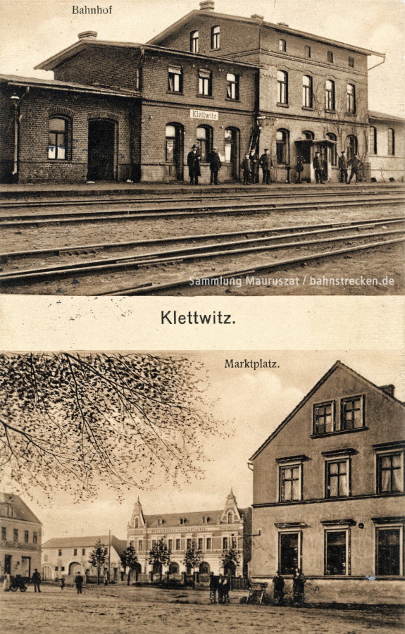 Bahnhof Klettwitz ca. 1915