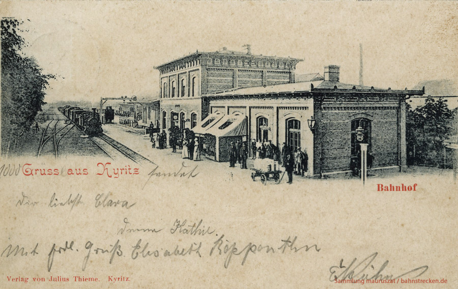Bahnhof Kyritz 1900