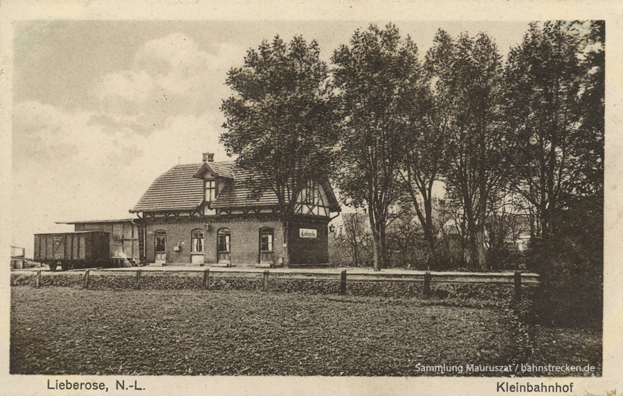 Lieberose Kleinbahnhof 1944