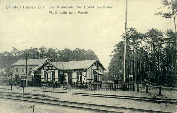 Bahnhof Lienewitz ca. 1920