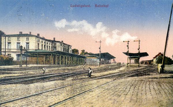 Bahnhof Ludwigslust ca. 1920