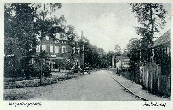 Bahnhof Magdeburgerforth 1950