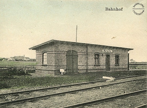 Bahnhof Marwitz ca. 1915
