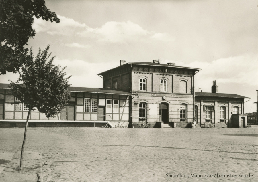 Bahnhof Meyenburg ca. 1960