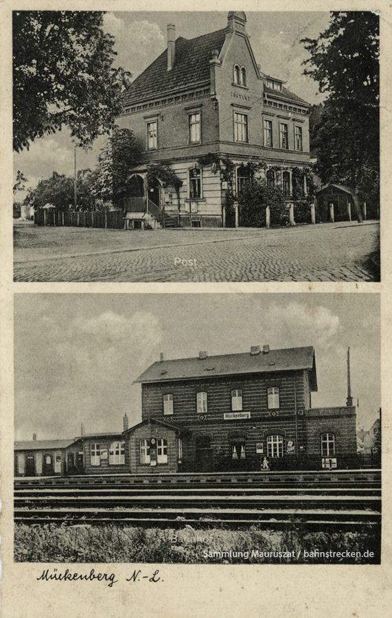Bahnhof Mückenberg 1912