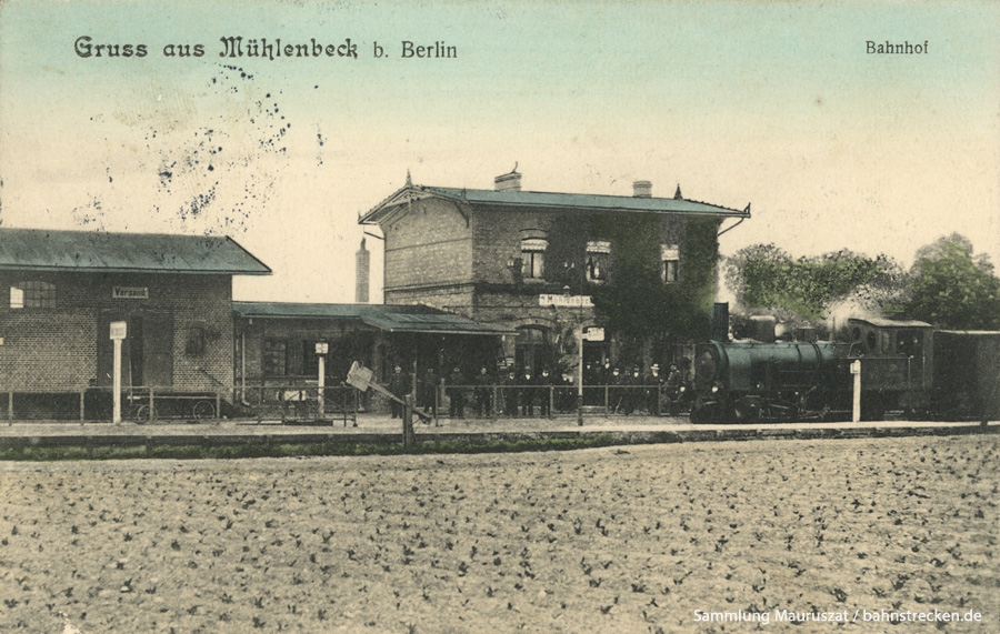 Bahnhof Mühlenbeck 1912