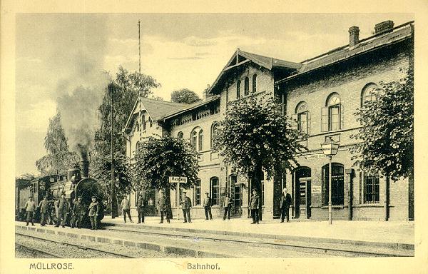 Bahnhof Müllrose, ca. 1900