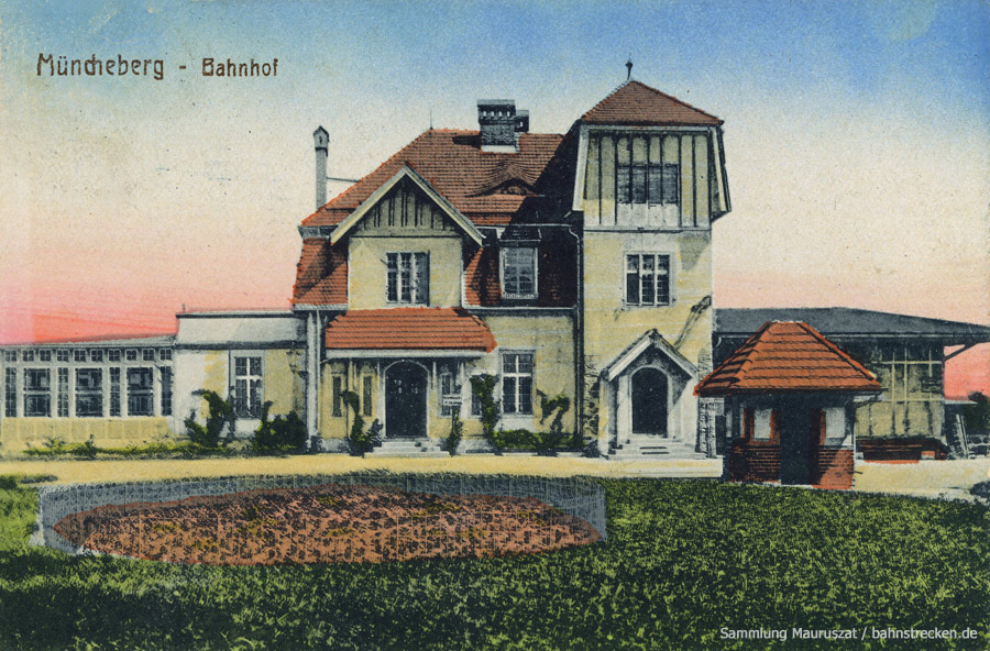 Bahnhof Müncheberg (Mark) Stadt 1925