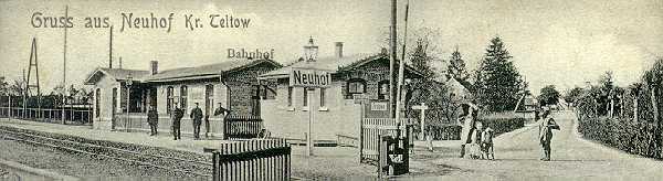 Bahnhof Neuhof (Kr. Zossen) ca. 1920