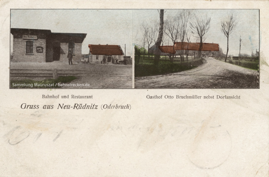 Bahnhof Neurüdnitz 1902
