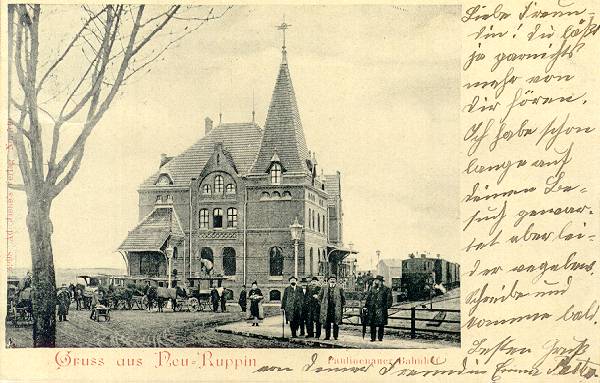 Neuruppin Paulinenauer Bf um 1900