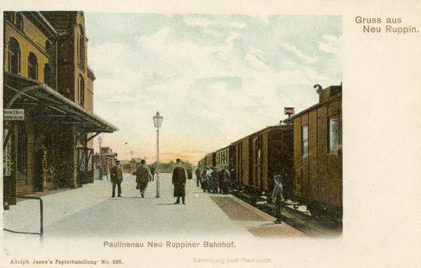 Neuruppin Paulinenauer Bf um 1900