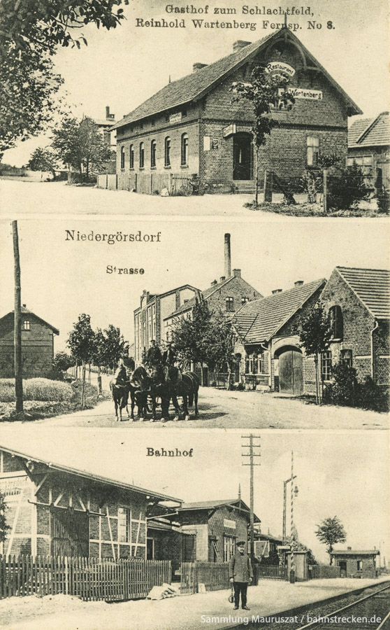 Bahnhof Niedergörsdorf ca. 1910