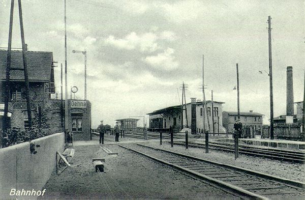 Bahnhof Oehna, ca. 1920