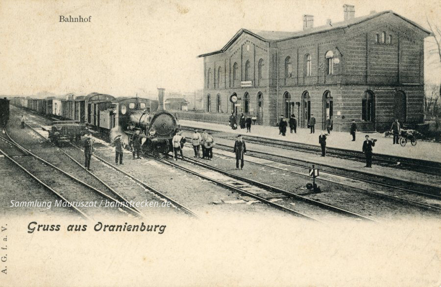 Bahnhof Oranienburg um 1900
