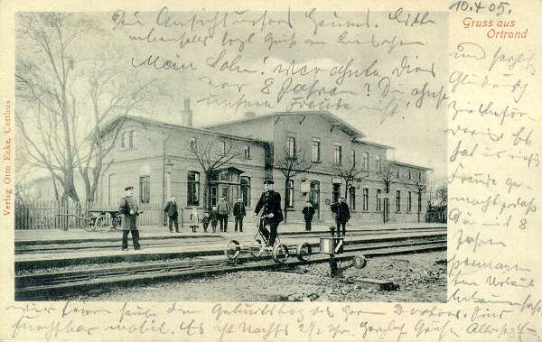 Bahnhof Ortrand 1905