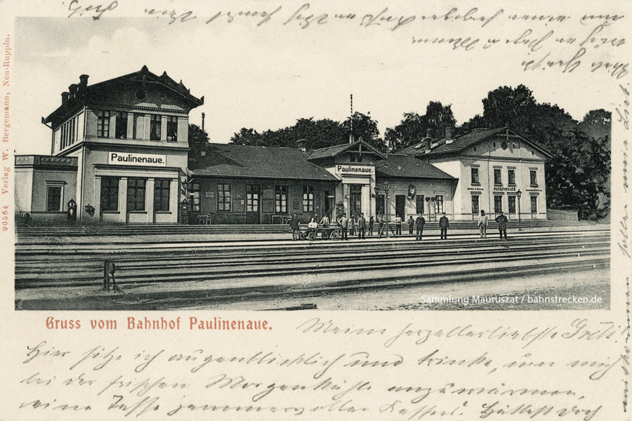 Bahnhof Paulinenaue 1905
