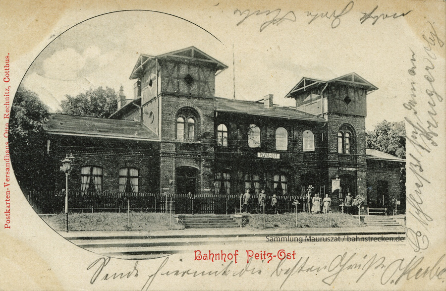 Bahnhof Peitz Ost ca. 1900