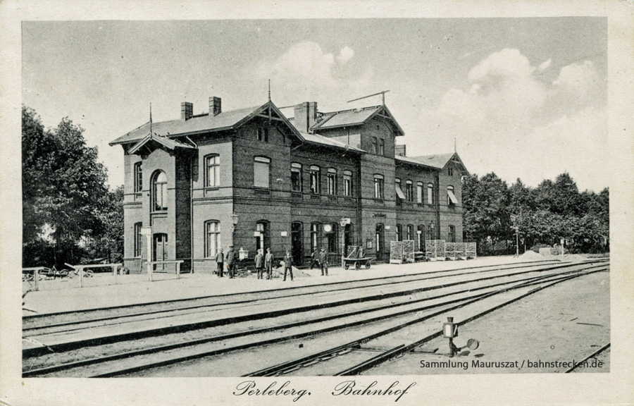 Bahnhof Perleberg ca. 1920