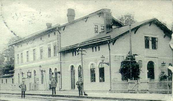 Bahnhof Podelzig 1903