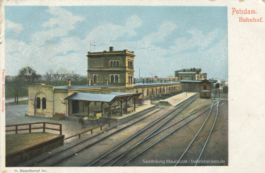 Bahnhof Potsdam um 1900