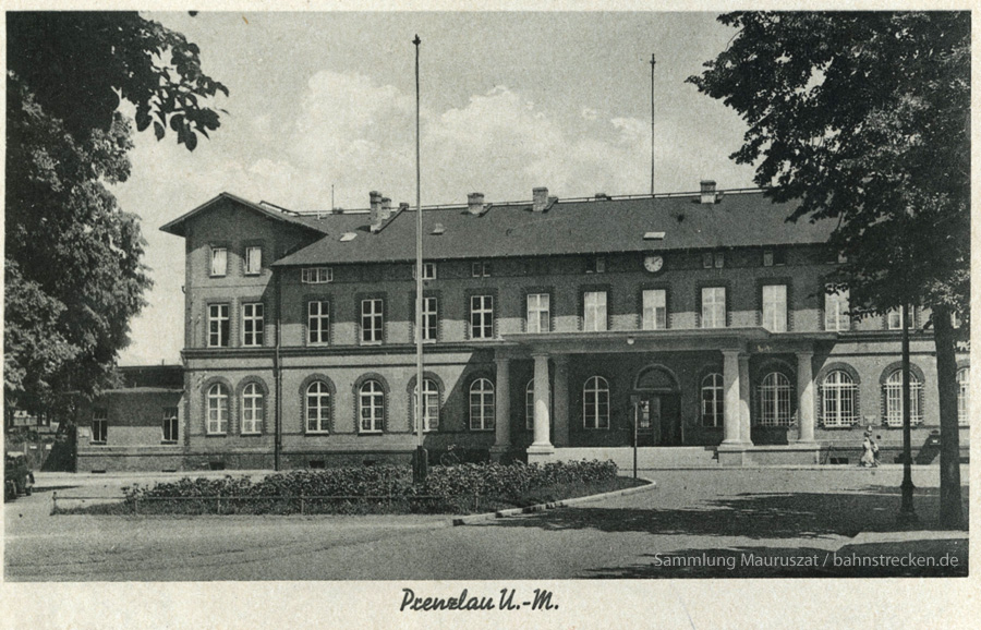 Bahnhof Prenzlau ca. 1940