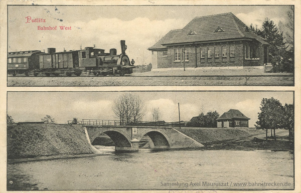 Bahnhof Putlitz West 1912