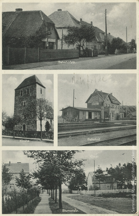 Bahnhof Rehfelde 1935