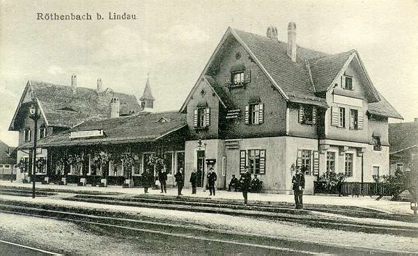 Bahnhof Röthenbach (Allgäu) 1916