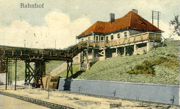 Bahnhof Frankfurt (Oder)-Rosengarten 1929