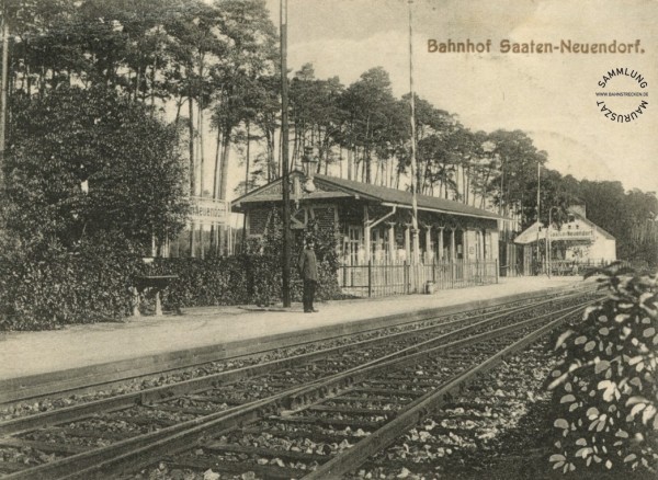 Bahnhof Saaten-Neuendorf 1919
