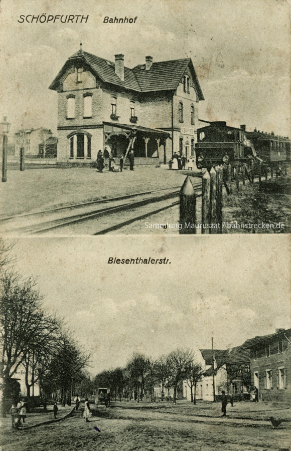 Bahnhof Schöpfurth 1913