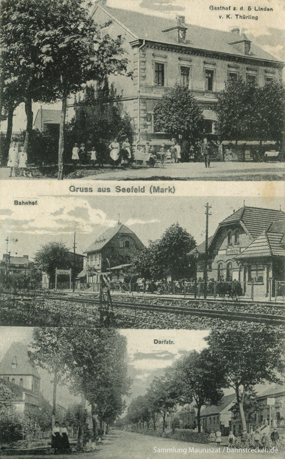 Bahnhof Seefeld (Mark) 1918