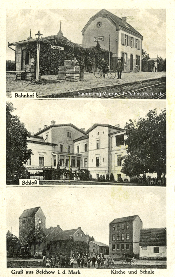 Bahnhof Selchow 1913