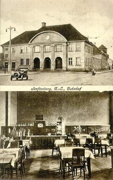 Bahnhof Senftenberg 1925