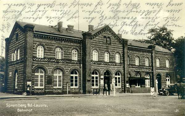 Bahnhof Spremberg 1937