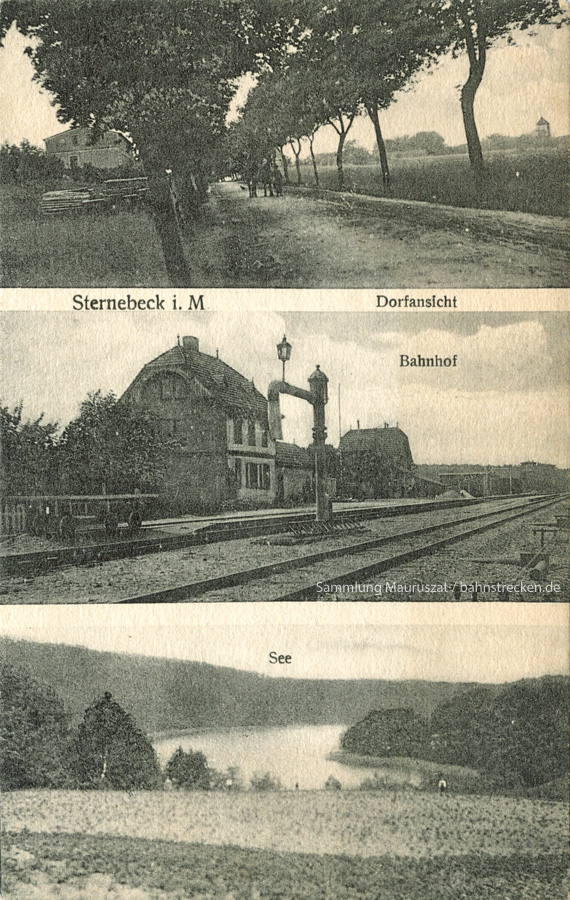 Bahnhof Sternebeck 1920
