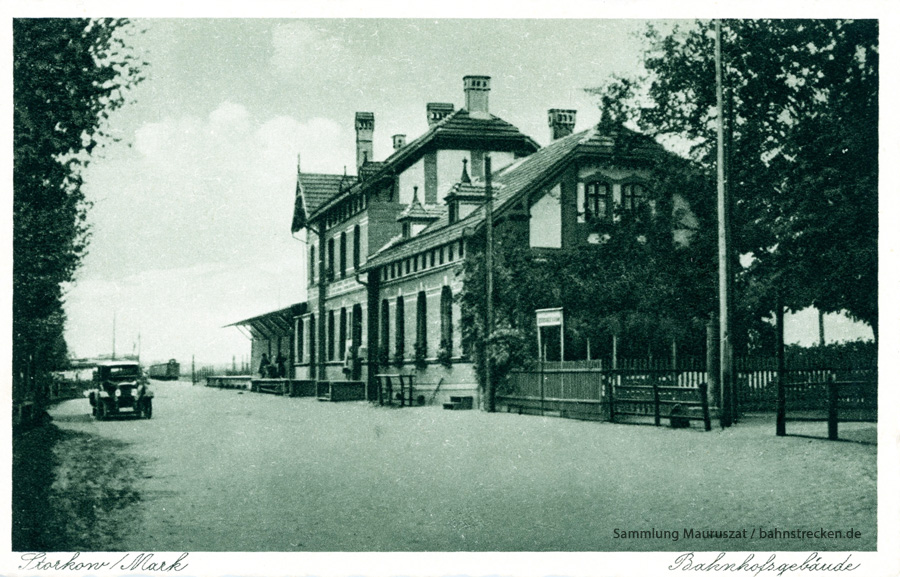 Bahnhof Storkow (Mark) ca. 1930