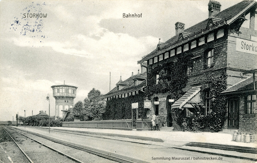 Bahnhof Storkow (Mark) ca. 1910