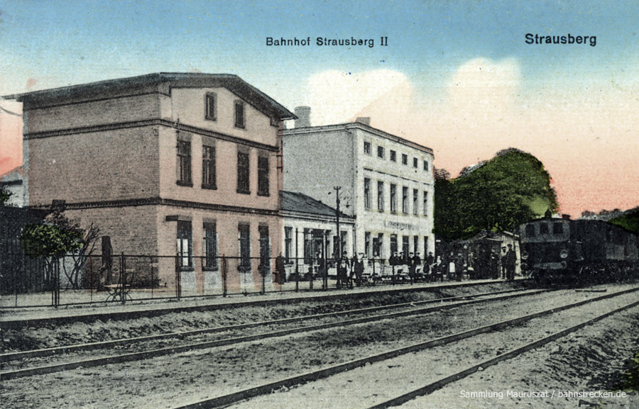 Kleinbahnhof Strausberg 1919