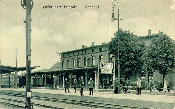 Bahnhof Templin ca. 1910
