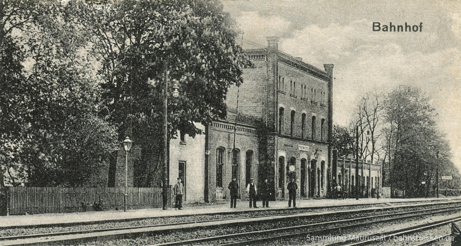 Bahnhof Trebnitz 1929