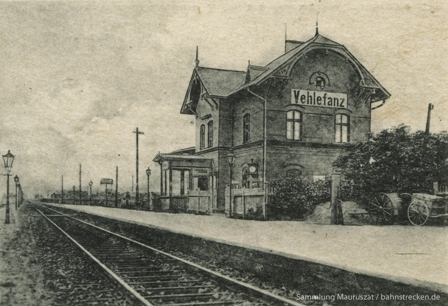 Bahnhof Vehlefanz 1921