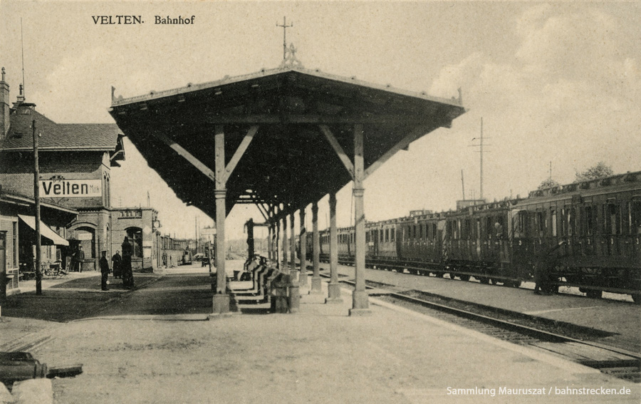 Bahnhof Velten ca. 1920