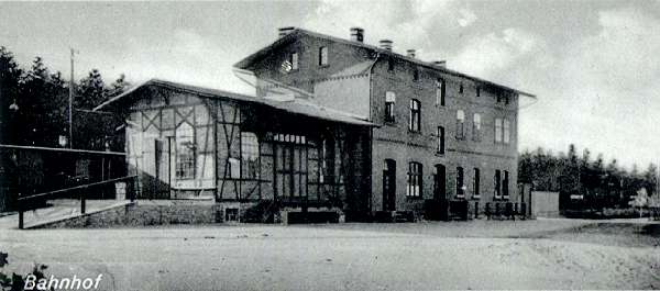 Bahnhof Walddrehna 1941