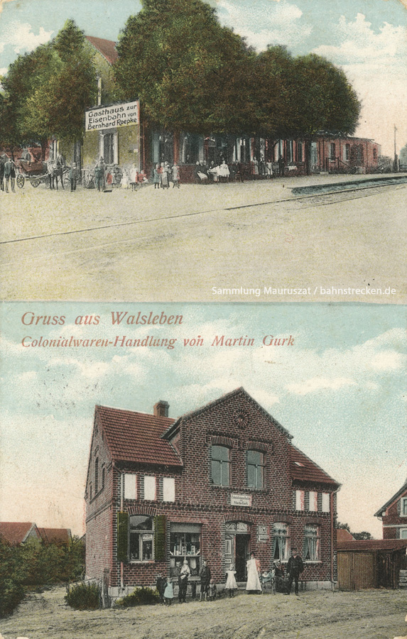 Bahnhof Walsleben um 1910