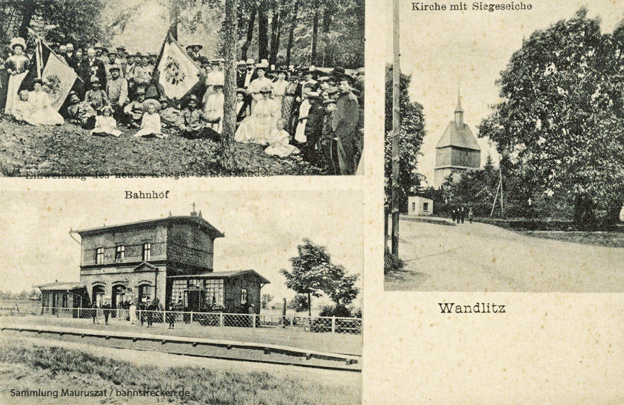 Bahnhof Wandlitz um 1920