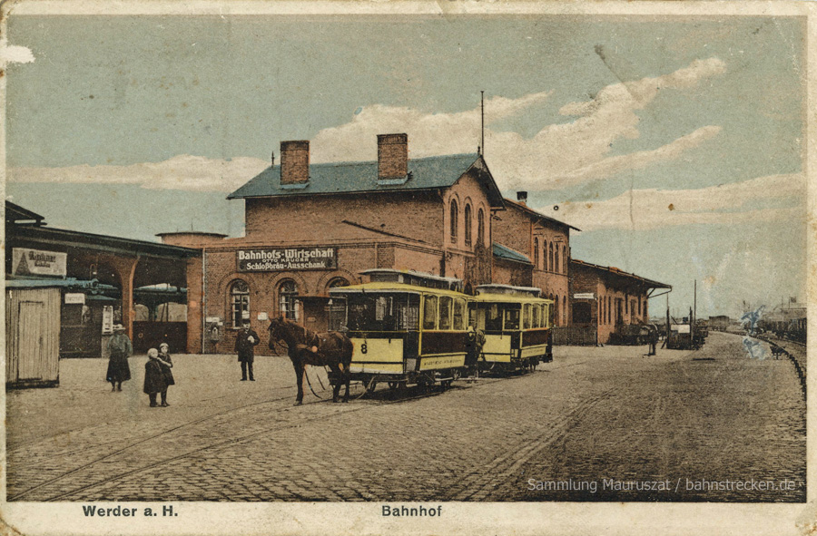 Bahnhof Werder (Havel) um 1920