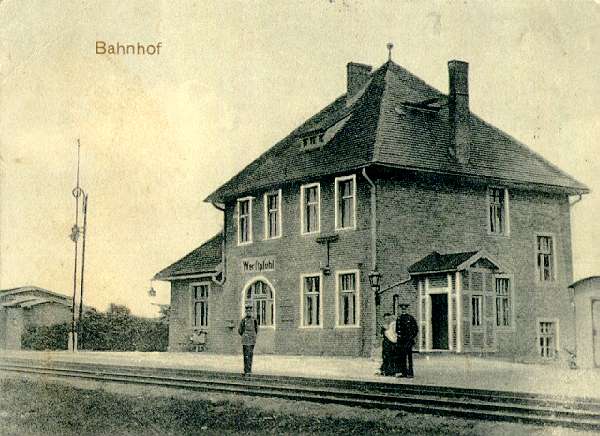 Bahnhof Werftpfuhl 1913