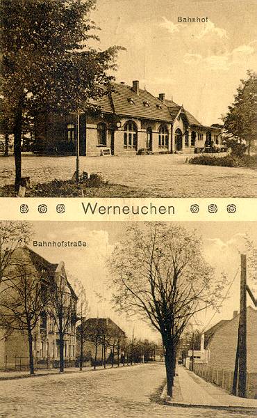 Bahnhof Werneuchen 1926